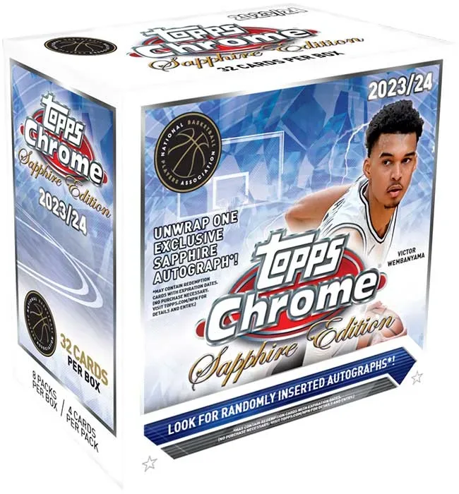 2023-24 Topps Chrome Sapphire Basketball product image