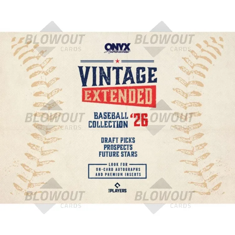 2026 Onyx Vintage Extended Baseball Hobby 6 Box Case product image