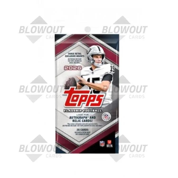 2026 Topps Football Fat Pack 108 Pack Case product image
