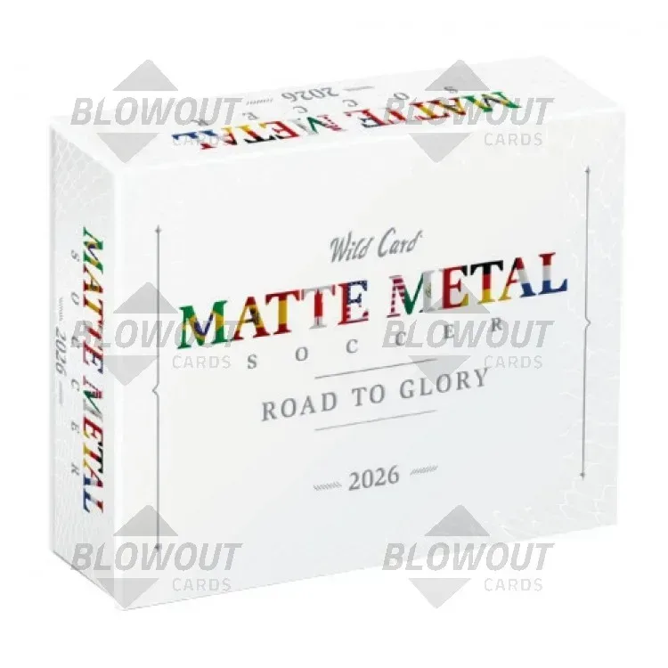 2026 Wild Card Matte Metal Soccer: Road To Glory 12 Box Case product image