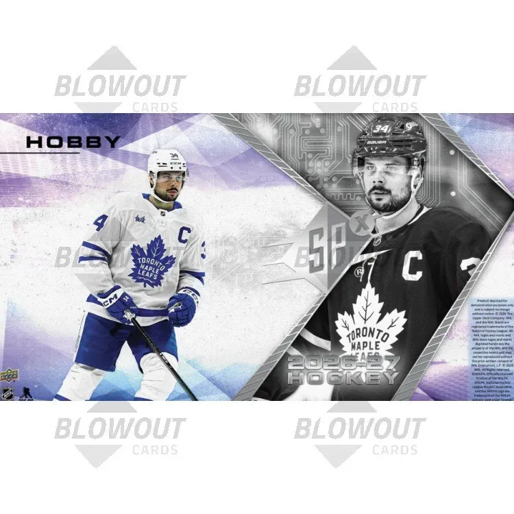 2026/27 Upper Deck SPx Hockey Hobby 20 Box Case product image