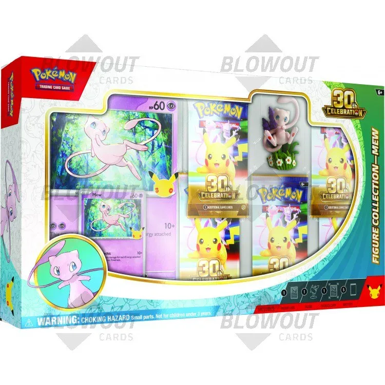 2026 Pokemon 30th Celebration Mewtwo Or Mew Premium Figure Collection 6 Box Case product image