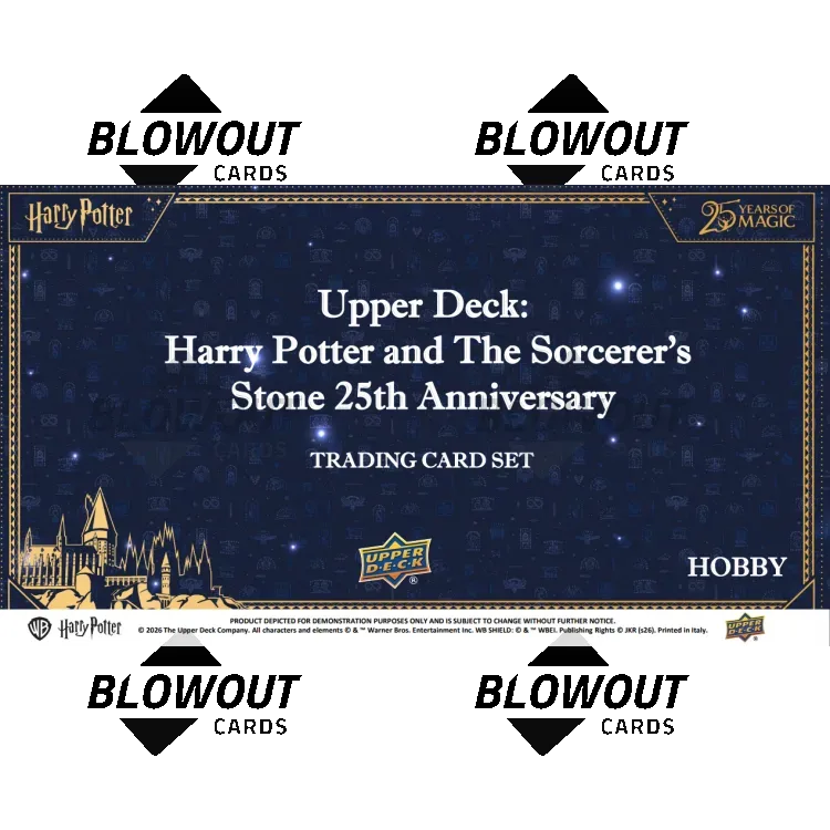 2026 Harry Potter and the Sorcerer's Stone 25th Anniversary Hobby 12 Box Case (Upper Deck) product image