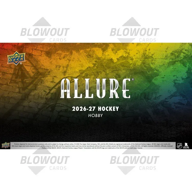 2026/27 Upper Deck Allure Hockey Hobby 18 Box Case product image