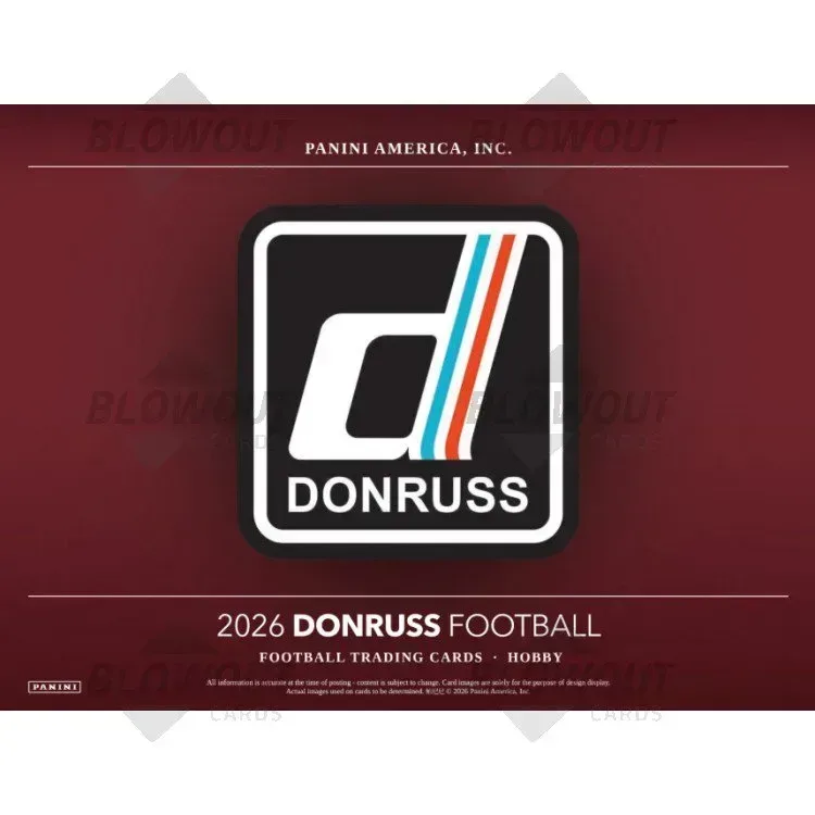 2026 Panini Donruss Football Hobby 12 Box Case product image