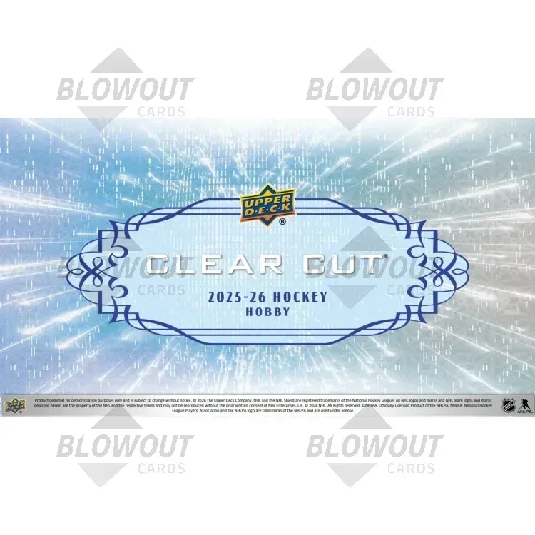 2025/26 Upper Deck Clear Cut Hockey Hobby 15 Box Case product image