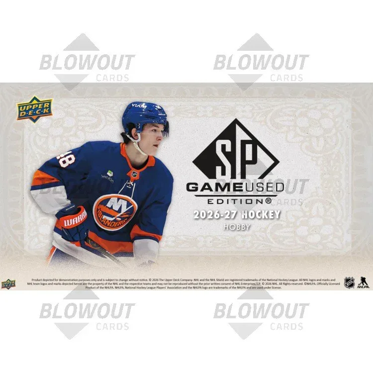 2026/27 Upper Deck SP Game Used Hockey Hobby 20 Box Case product image