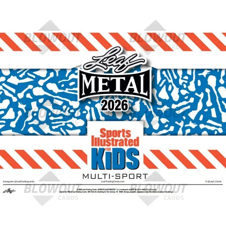 2026 Leaf Sports Illustrated For Kids Multi-Sport 20 Box Case product image