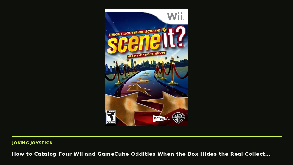 How to Catalog Four Wii and GameCube Oddities When the Box Hides the Real Collection Story editorial artwork