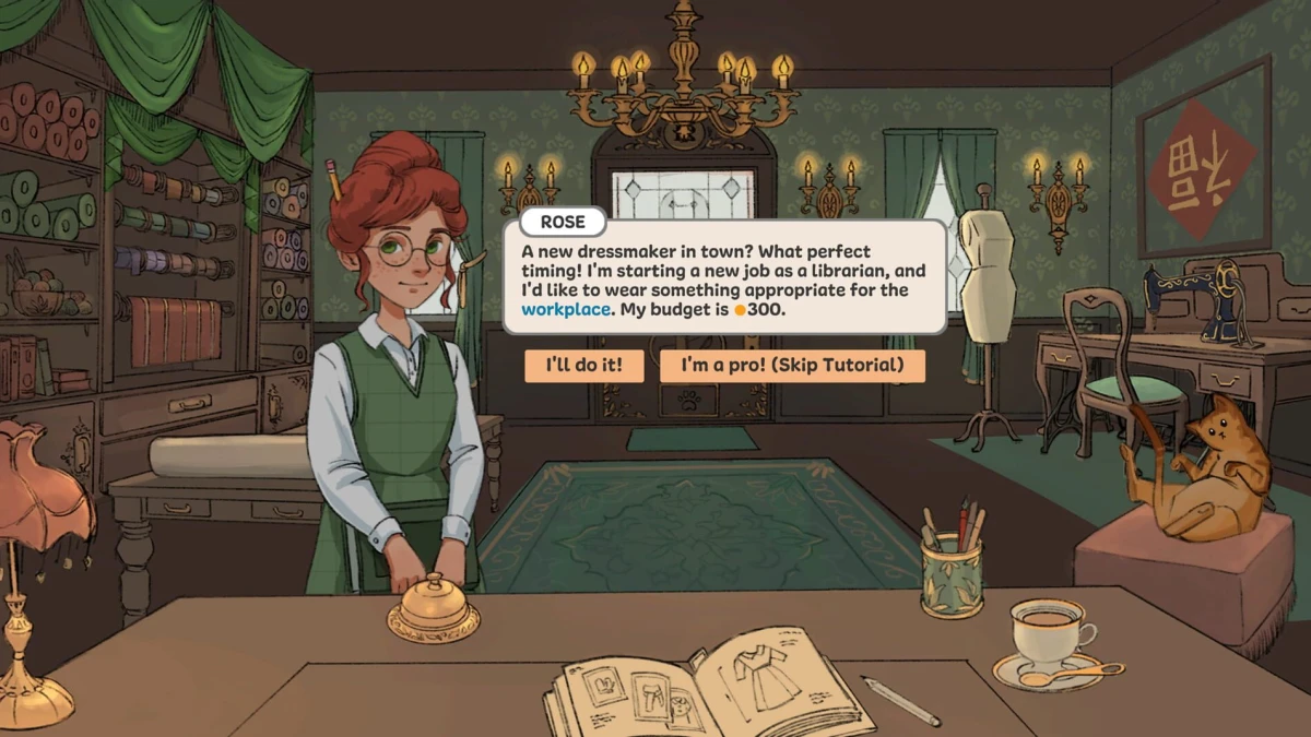 Dressmaker game artwork