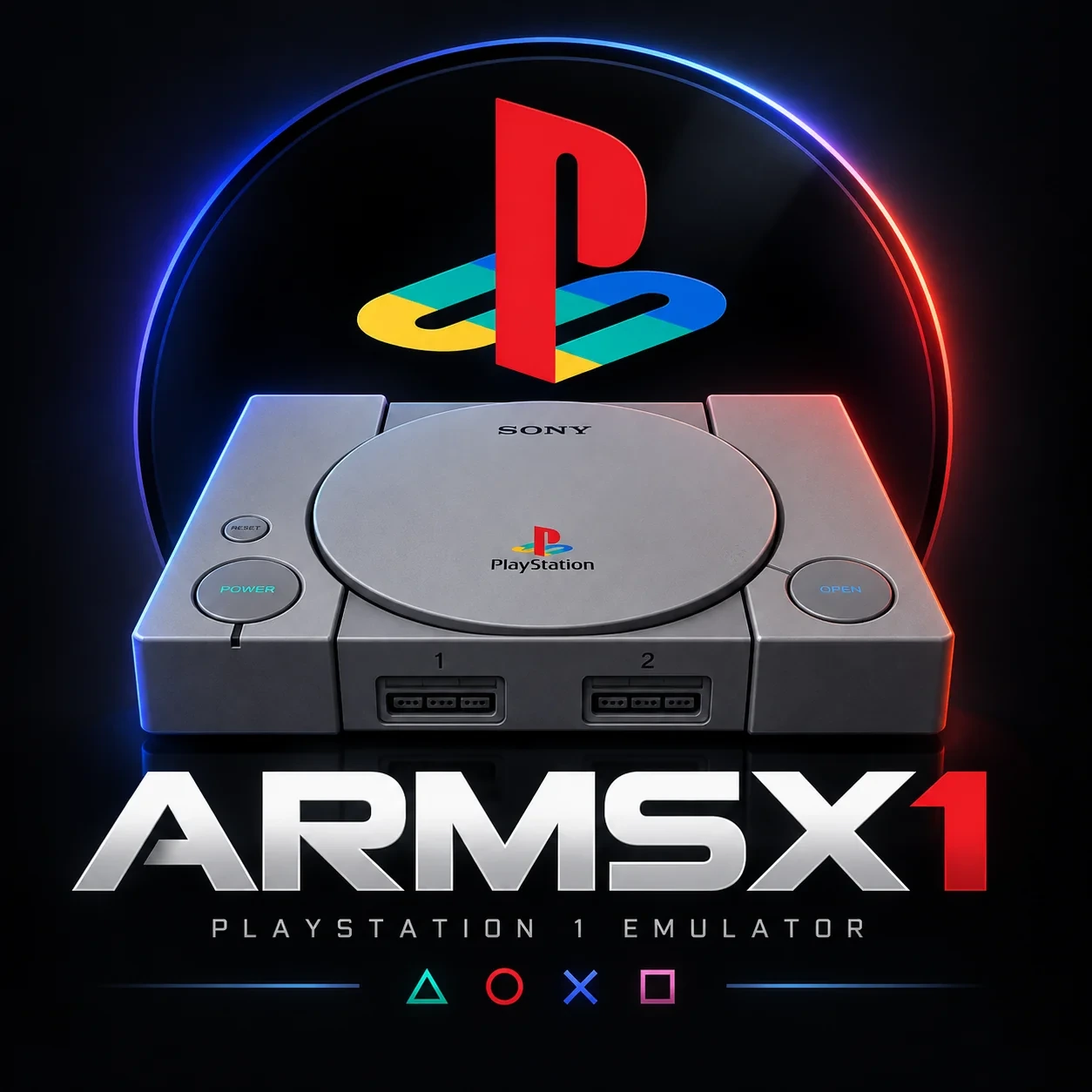 ARMSX1 PlayStation emulator editorial artwork