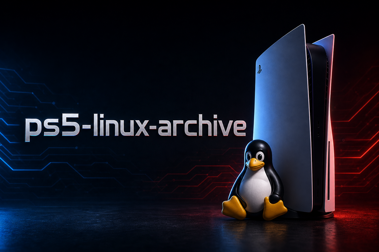 ps5-linux-archive editorial illustration