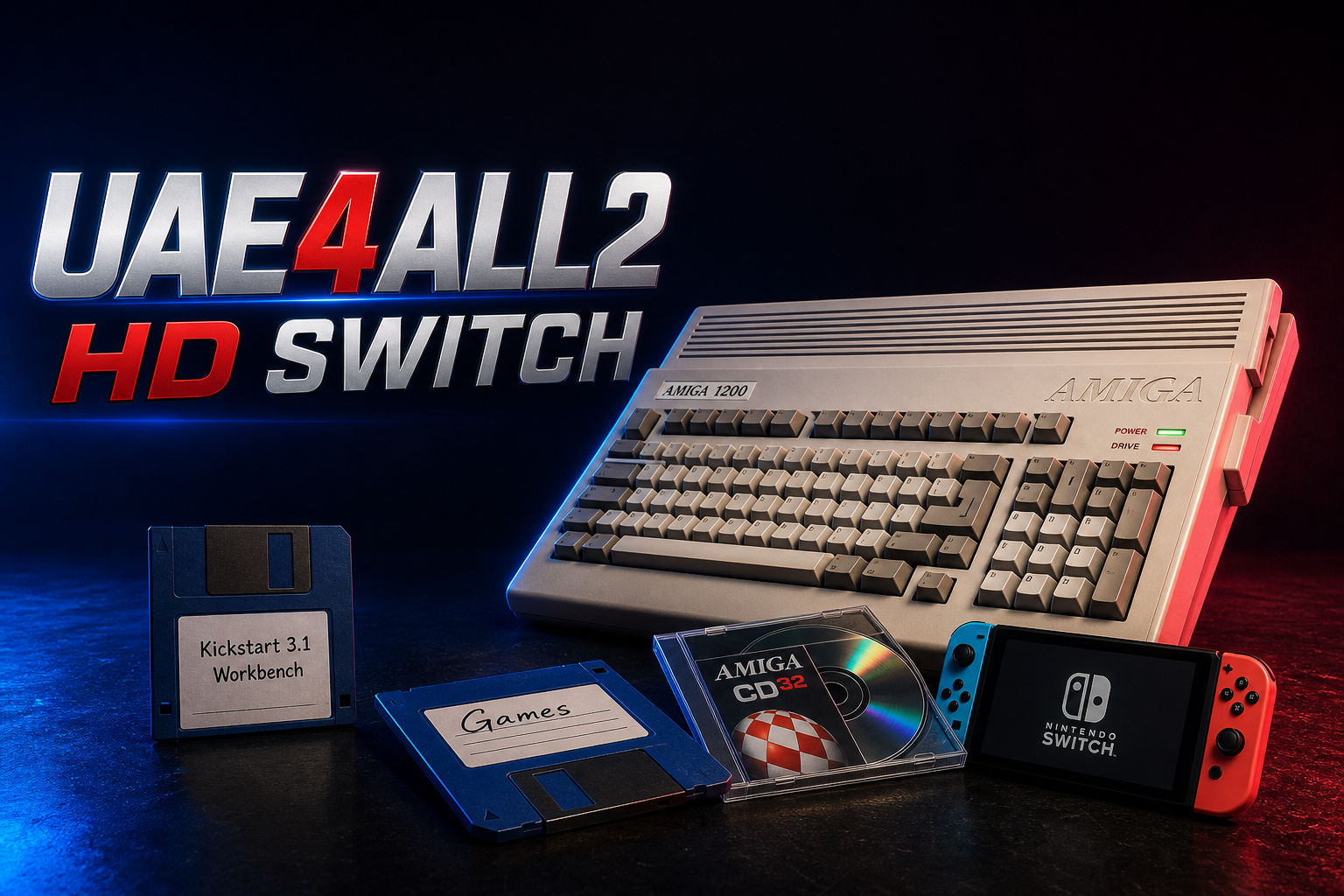 UAE4ALL2 HD Switch editorial illustration