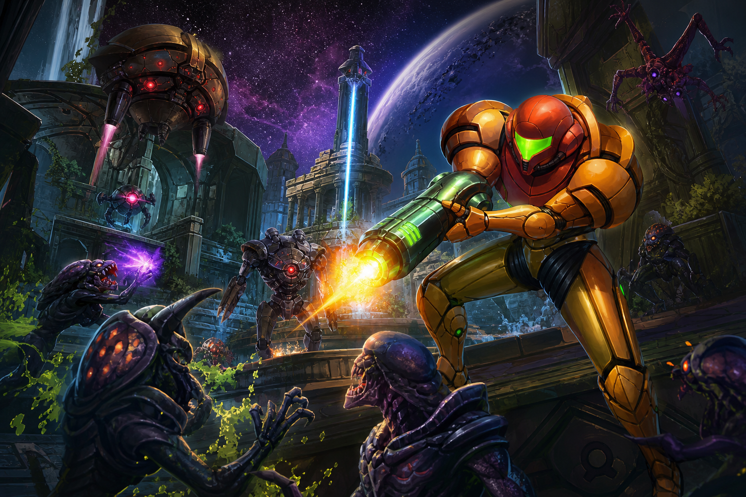 Editorial illustration for Top 10 Nintendo GameCube Shooters Ranked by Combat Variety, Campaign Identity and Multiplayer Ideas