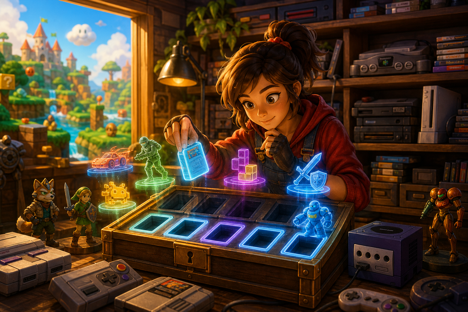 Editorial illustration for How to Fill Ten Retro Collection Slots Without Buying Games You Won’t Replay