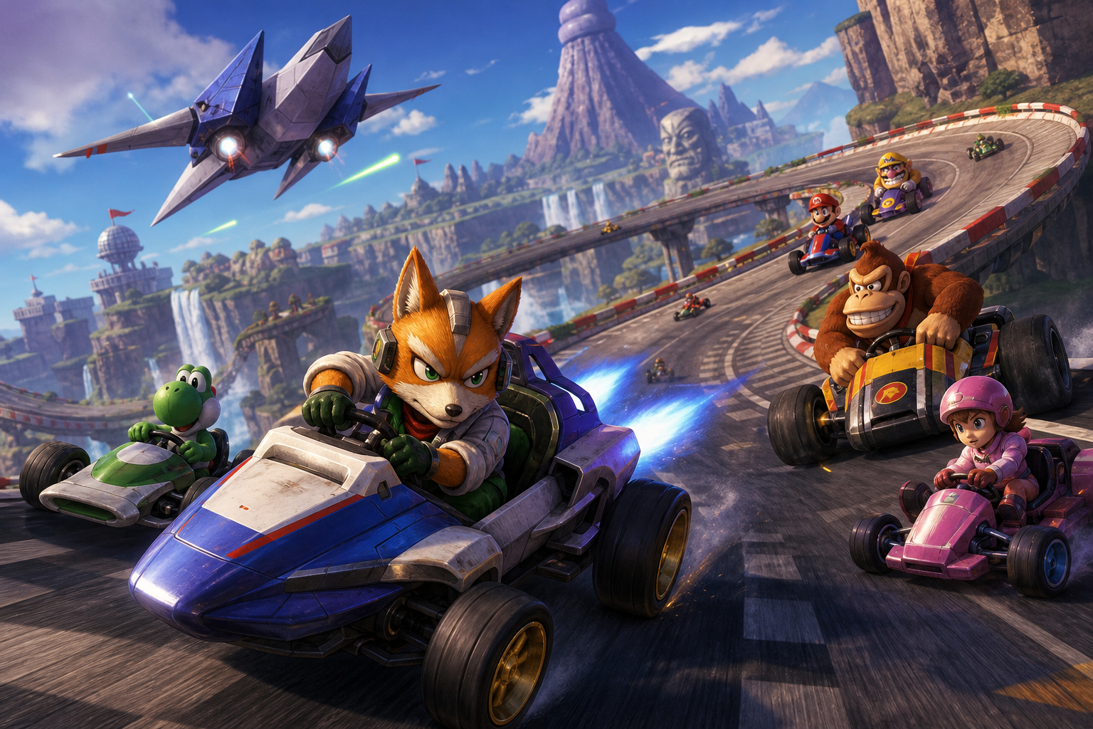Editorial illustration for Top 10 Nintendo 64 Racing Games Ranked by Speed, Handling and Track Identity