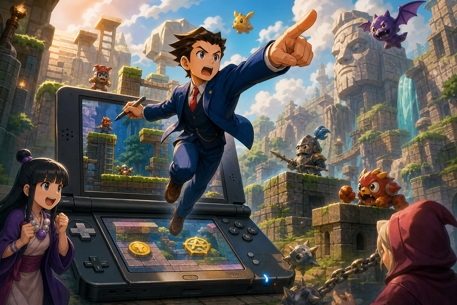 Editorial illustration for Top 10 Nintendo DS Platformers