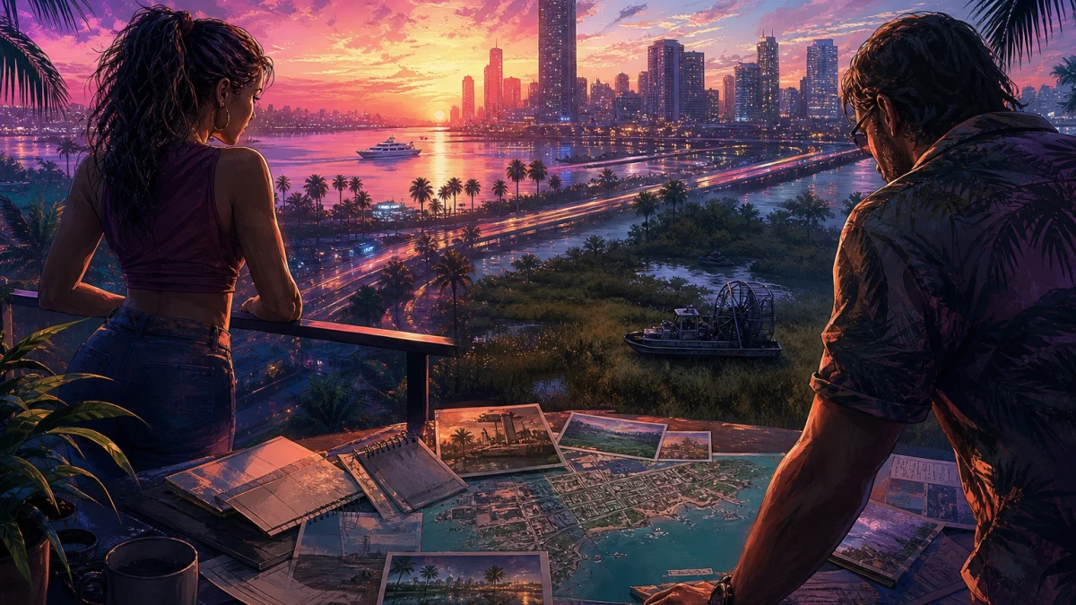 Original editorial illustration for GTA VI Release Date, Platforms, Preload and Price: What Rockstar Has Confirmed