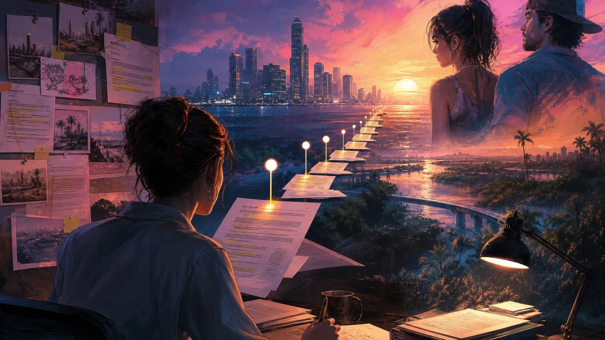 Original editorial illustration for Why GTA VI’s Release Date Changed: A Source-Based Timeline