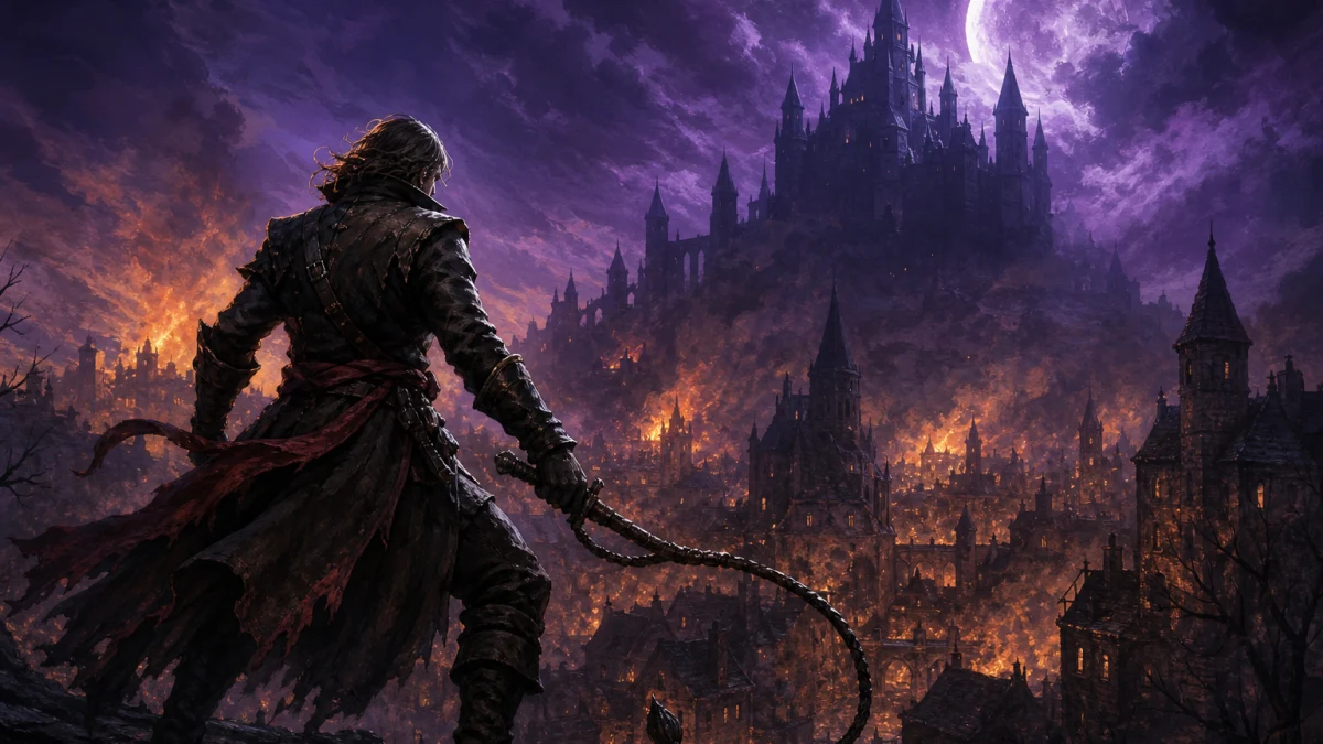 Original editorial illustration for Before Belmont's Curse: The Castlevania History and Characters New Players Need