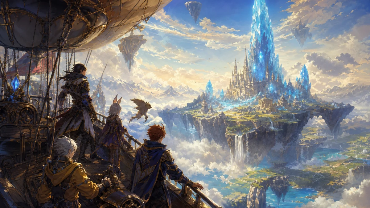 Original editorial illustration for Final Fantasy Resonance Launch Guide: Release Date, Platforms and Confirmed Features