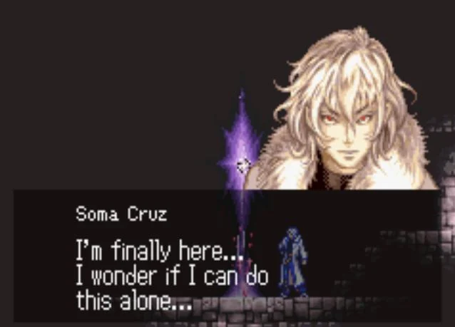 Castlevania: Aria of Sorrow gameplay screenshot for Nintendo Game Boy Advance