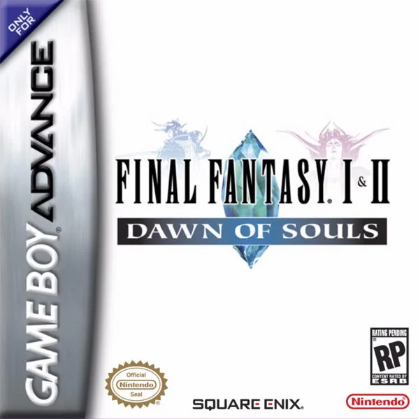 Final Fantasy I & II: Dawn of Souls box cover for Nintendo Game Boy Advance