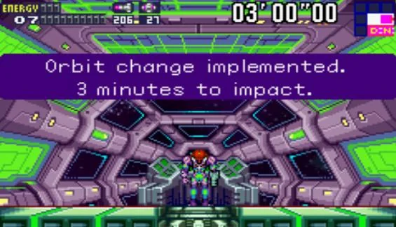 Metroid Fusion gameplay screenshot for Nintendo Game Boy Advance