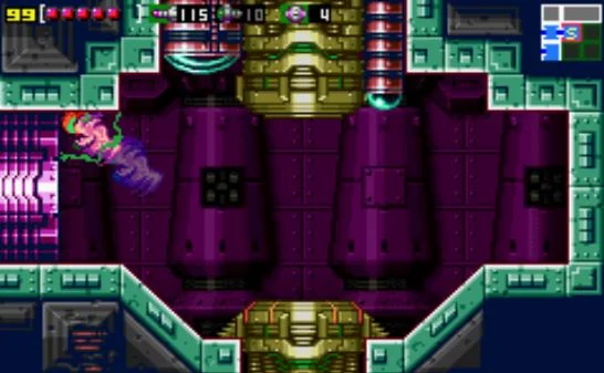 Metroid: Zero Mission gameplay screenshot for Nintendo Game Boy Advance