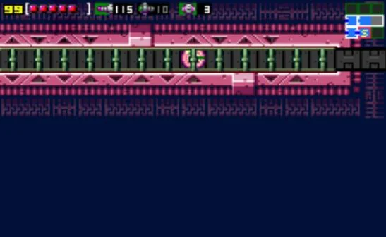 Metroid: Zero Mission gameplay screenshot for Nintendo Game Boy Advance