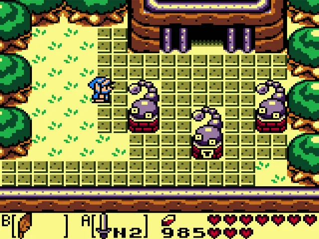 The Legend of Zelda: Link's Awakening DX gameplay screenshot for Nintendo Game Boy Color