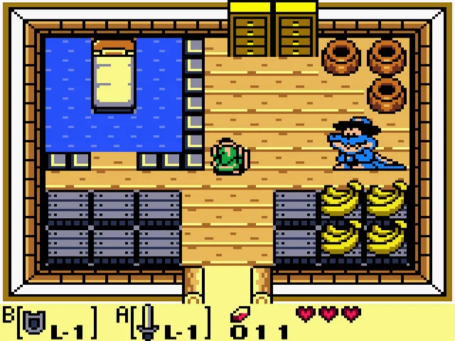 The Legend of Zelda: Link's Awakening DX gameplay screenshot for Nintendo Game Boy Color