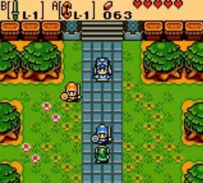 The Legend of Zelda: Oracle of Ages gameplay screenshot for Nintendo Game Boy Color
