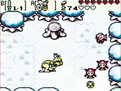 The Legend of Zelda: Oracle of Seasons gameplay screenshot for Nintendo Game Boy Color