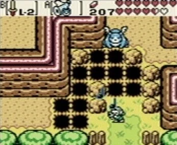 The Legend of Zelda: Oracle of Seasons gameplay screenshot for Nintendo Game Boy Color