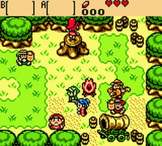 The Legend of Zelda: Oracle of Seasons gameplay screenshot for Nintendo Game Boy Color