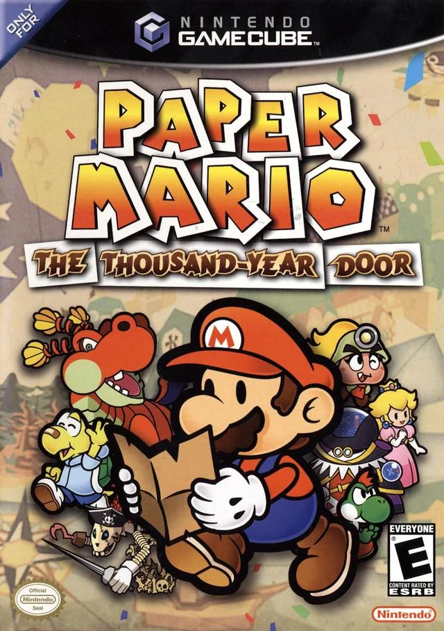 Paper Mario: The Thousand-Year Door box cover for Nintendo GameCube
