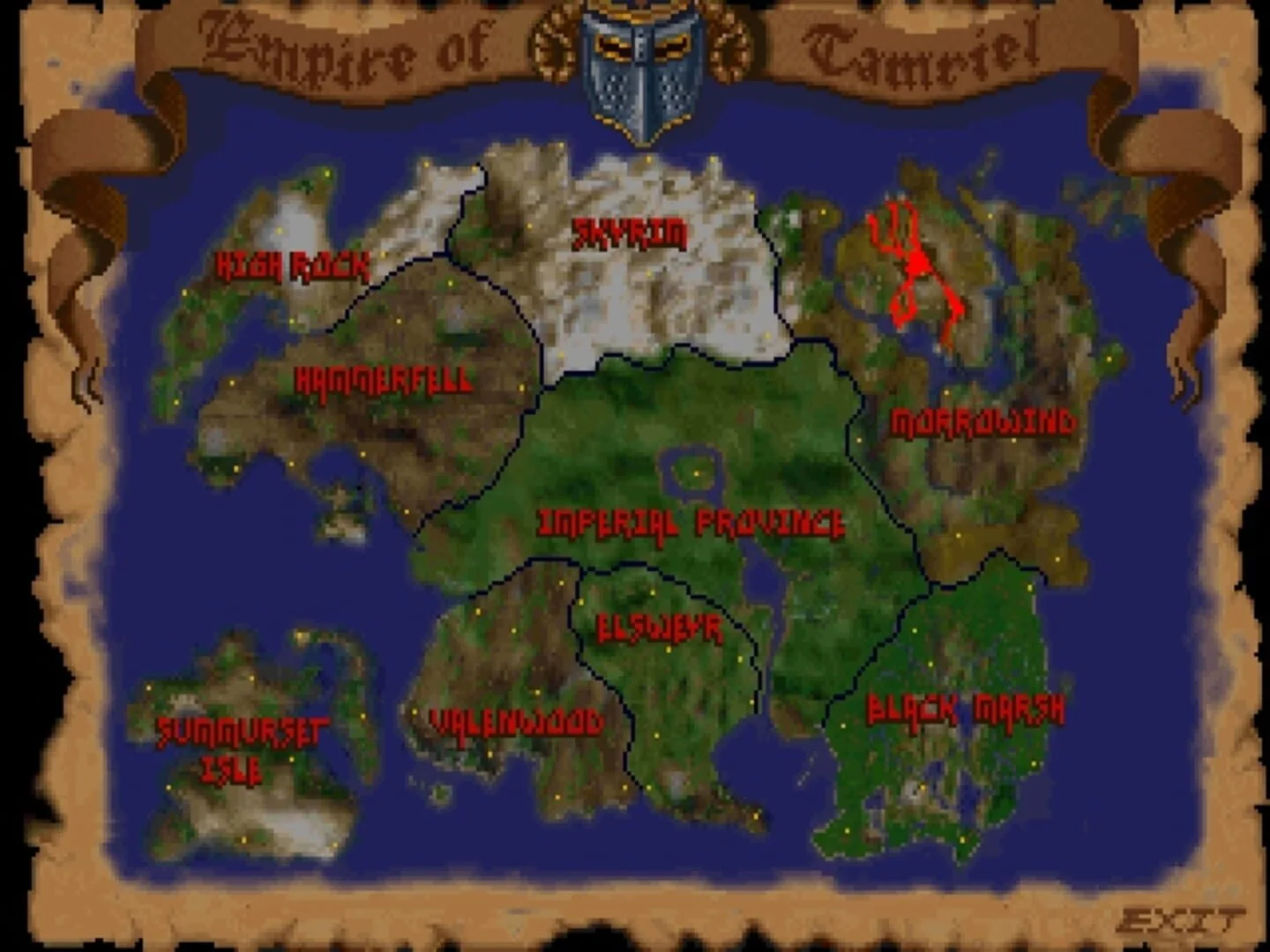 The Elder Scrolls: Arena gameplay on PC (GOG)
