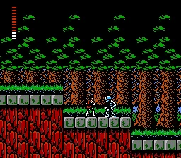 Castlevania II: Simon's Quest gameplay screenshot for Nintendo Entertainment System
