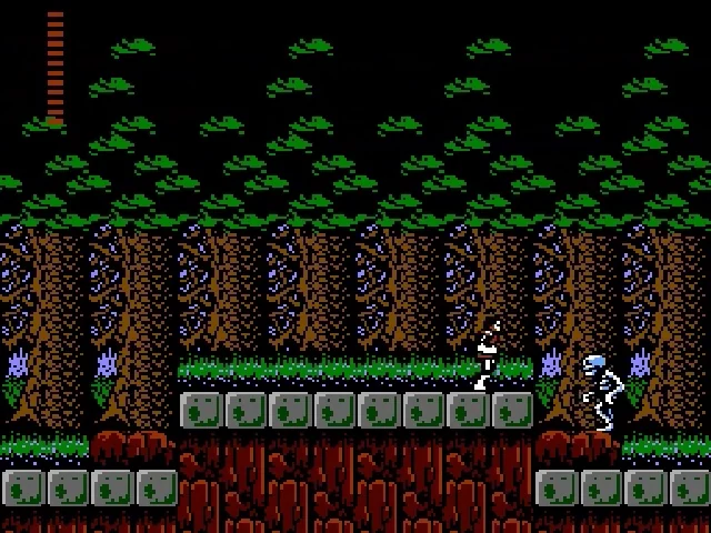 Castlevania II: Simon's Quest gameplay screenshot for Nintendo Entertainment System