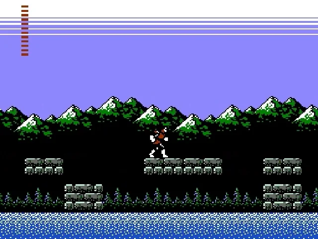 Castlevania II: Simon's Quest gameplay screenshot for Nintendo Entertainment System