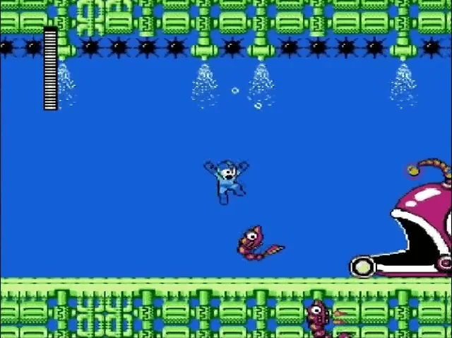 Mega Man 2 gameplay screenshot for Nintendo Entertainment System