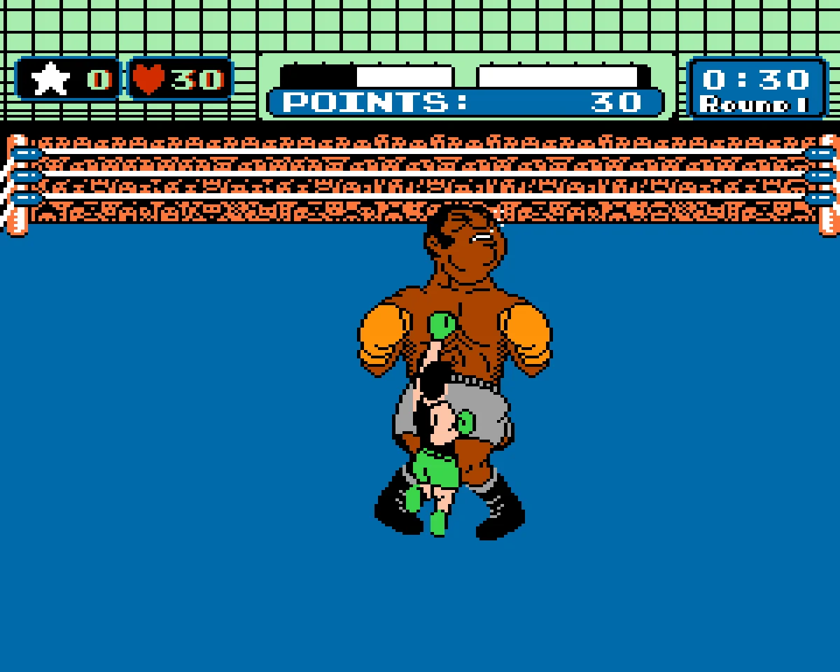 Mike Tyson's Punch-Out!! gameplay screenshot for Nintendo Entertainment System