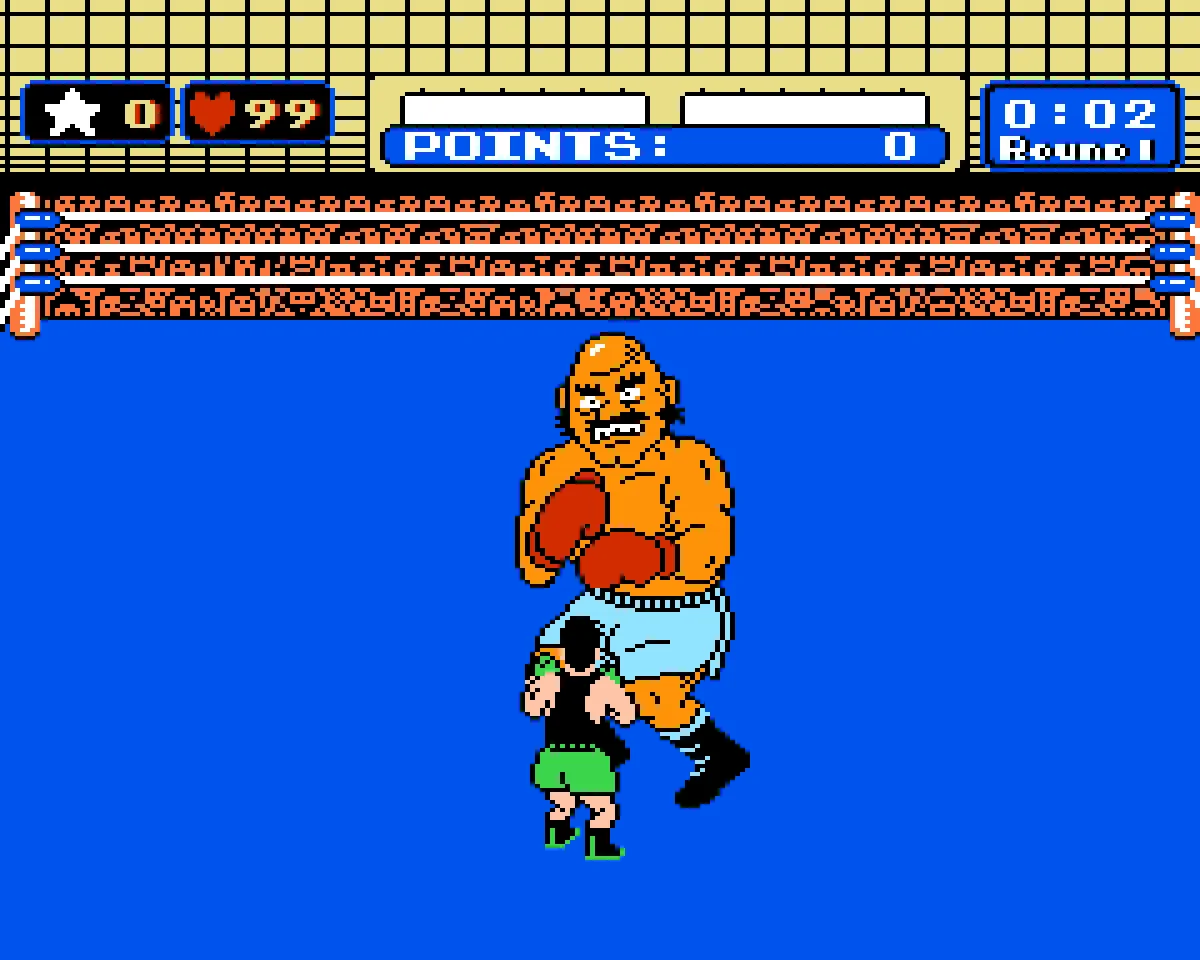 Mike Tyson's Punch-Out!! gameplay screenshot for Nintendo Entertainment System