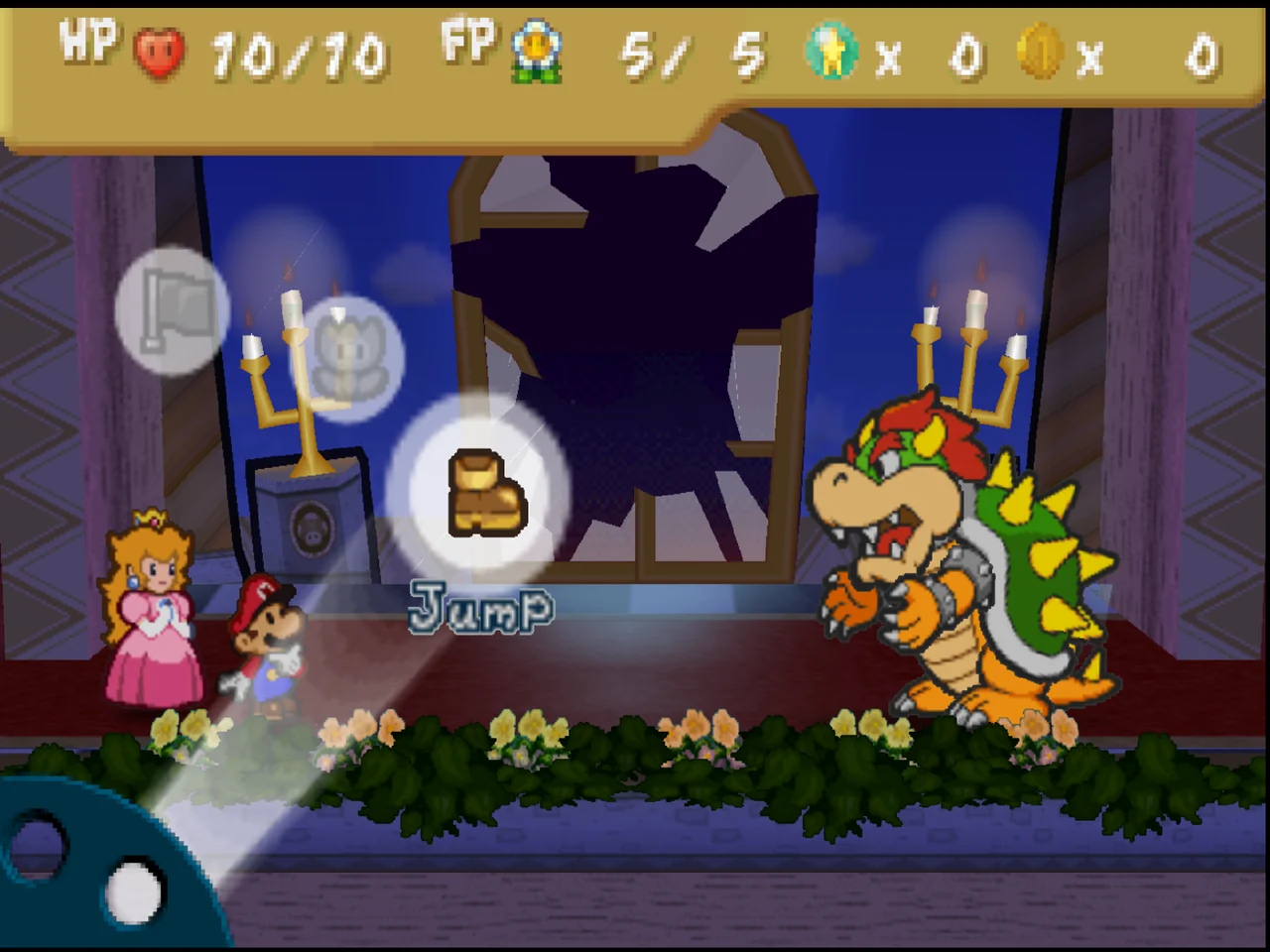 Paper Mario gameplay screenshot for Nintendo 64