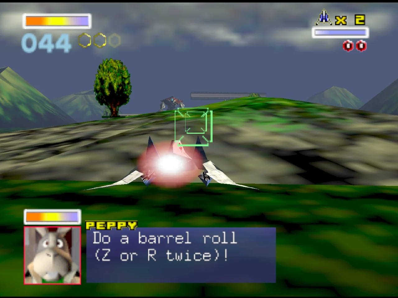 Star Fox 64 gameplay screenshot for Nintendo 64