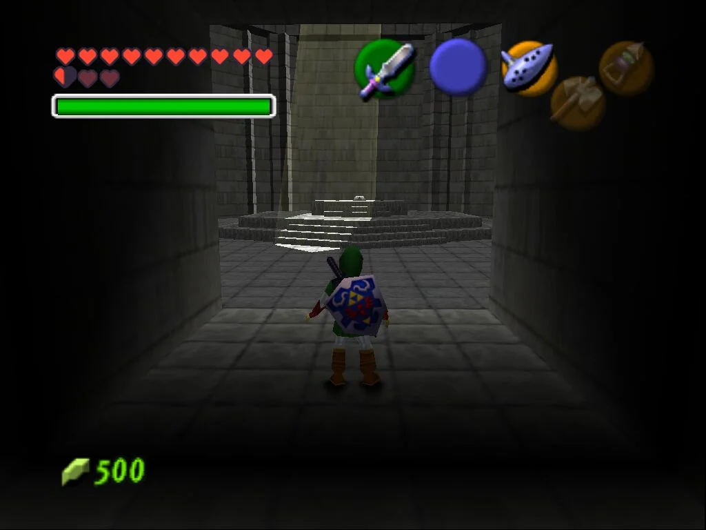 The Legend of Zelda: Ocarina of Time gameplay screenshot for Nintendo 64
