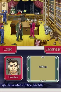Ace Attorney Investigations: Miles Edgeworth gameplay screenshot for Nintendo DS