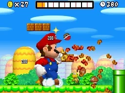 New Super Mario Bros. gameplay screenshot for Nintendo DS