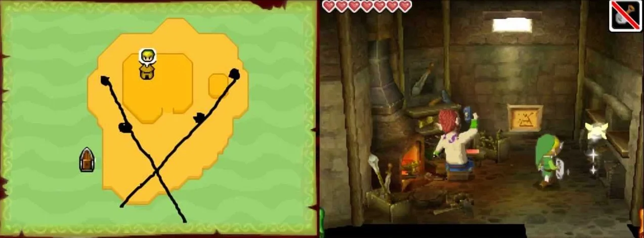 The Legend of Zelda: Phantom Hourglass gameplay screenshot for Nintendo DS